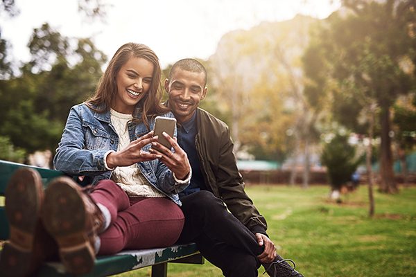 couple on bench